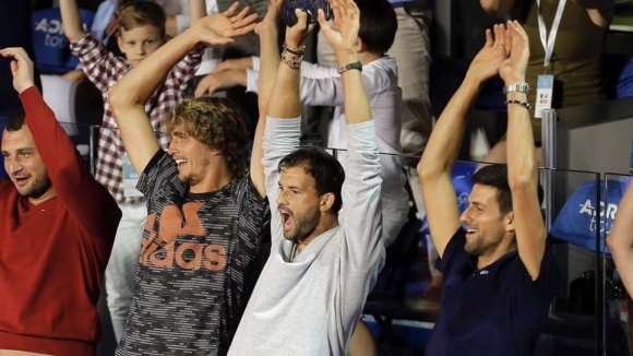 Единственият българин в тенис елита Григор Димитров зарадва насъбрали се