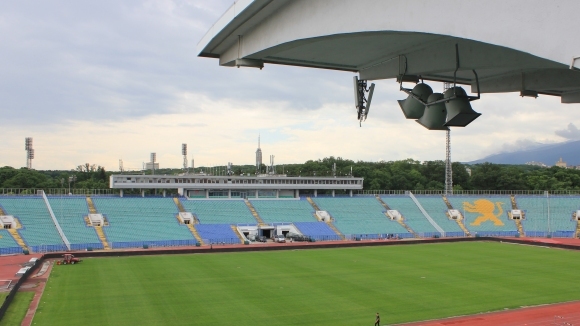 Националният стадион Васил Левски е готов да приеме двубоя от