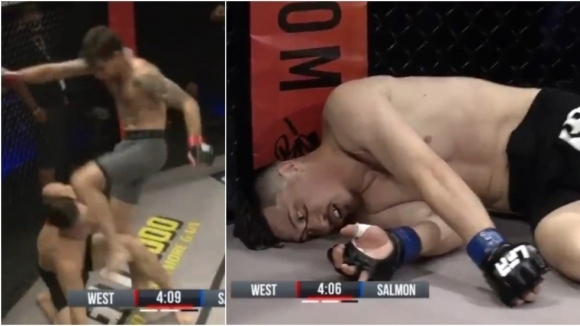 Преди по малко от две седмици бившият боец на UFC Бостън Салмън стана