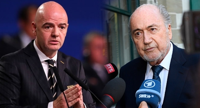 Бившият президент на ФИФА Сеп Блатер иска неговият наследник Джани