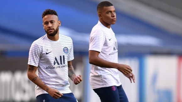 Големите звезди на Пари Сен Жермен Неймар и Килиан Мбапе