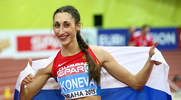 Световната шампионка на троен скок в зала от Сопот 2014