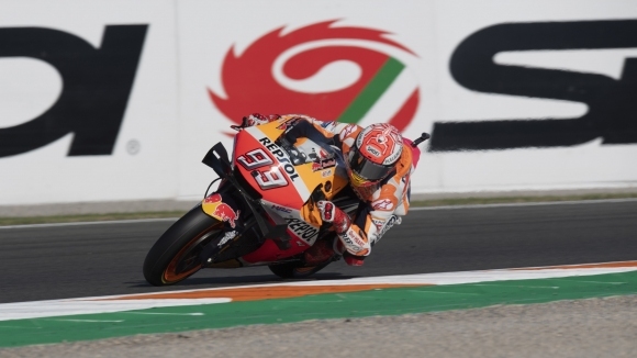 Победителят в Гран При на Щирия в клас MotoGP Мигел