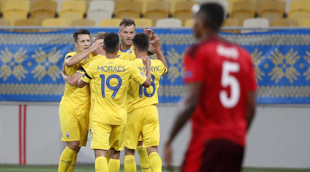 Украйна записа първа победа в Лига А група 4 на