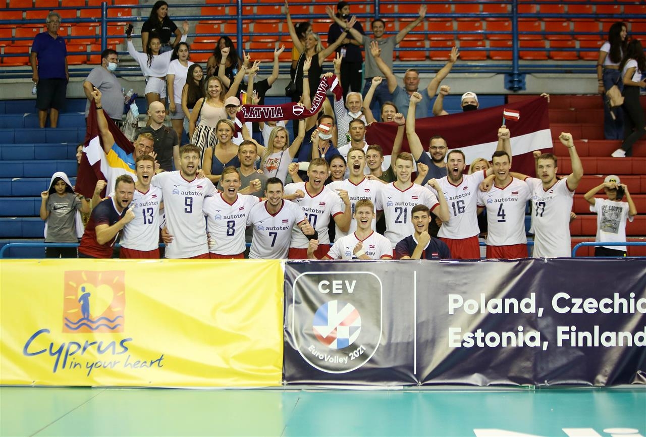 Мъжкият национален отбор на Латвия ще играе за първи път