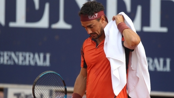 Поставеният под номер 1 Фабио Фонини отпадна във втория кръг
