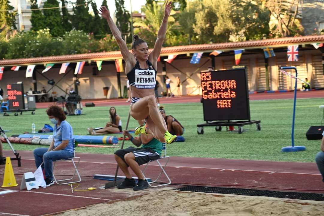 Най добрата българска състезателка в тройния скок в момента Габриела Петрова
