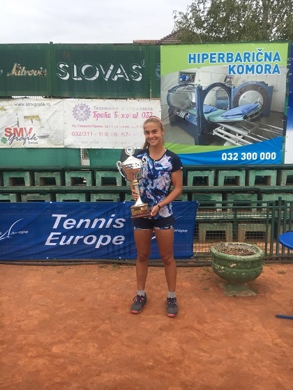 Йоана Константинова (ТК Плевен-ПСК, гр.Плевен) спечели титлата на турнира до