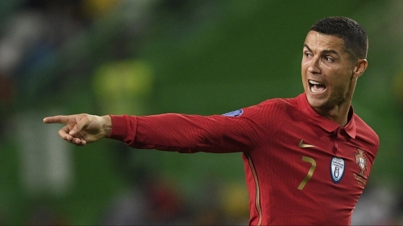 Суперзвездата на Португалия Кристиано Роналдо определено беше раздразнен че не