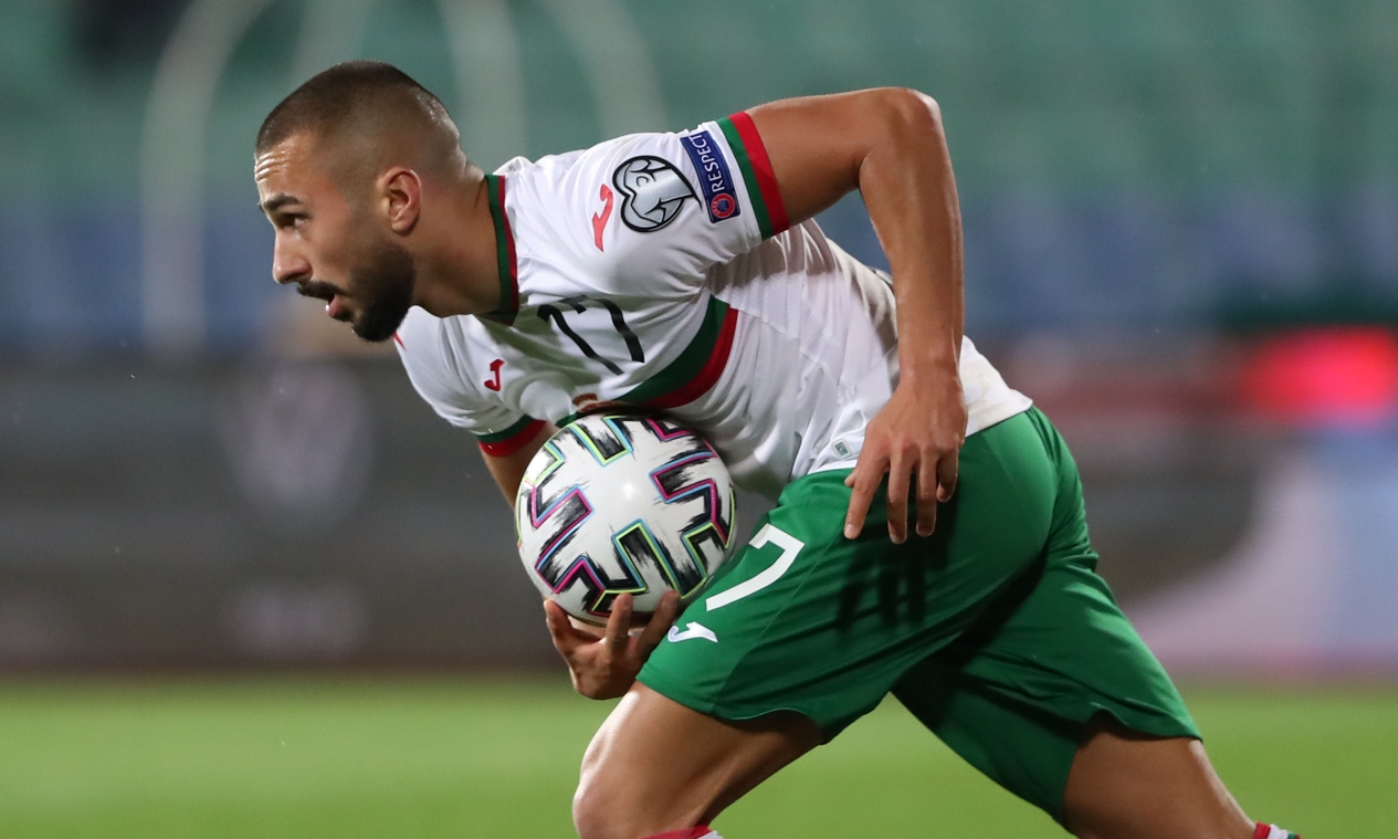 Авторът на единственото попадение за България срещу Унгария Георги Йомов