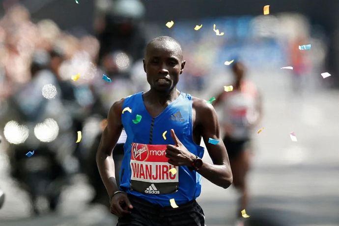 Бившият победител от лондонския маратон Даниел Уанджиру е с спрени
