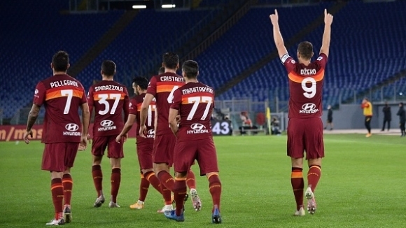 Рома вече е в горната половина на таблицата в Серия