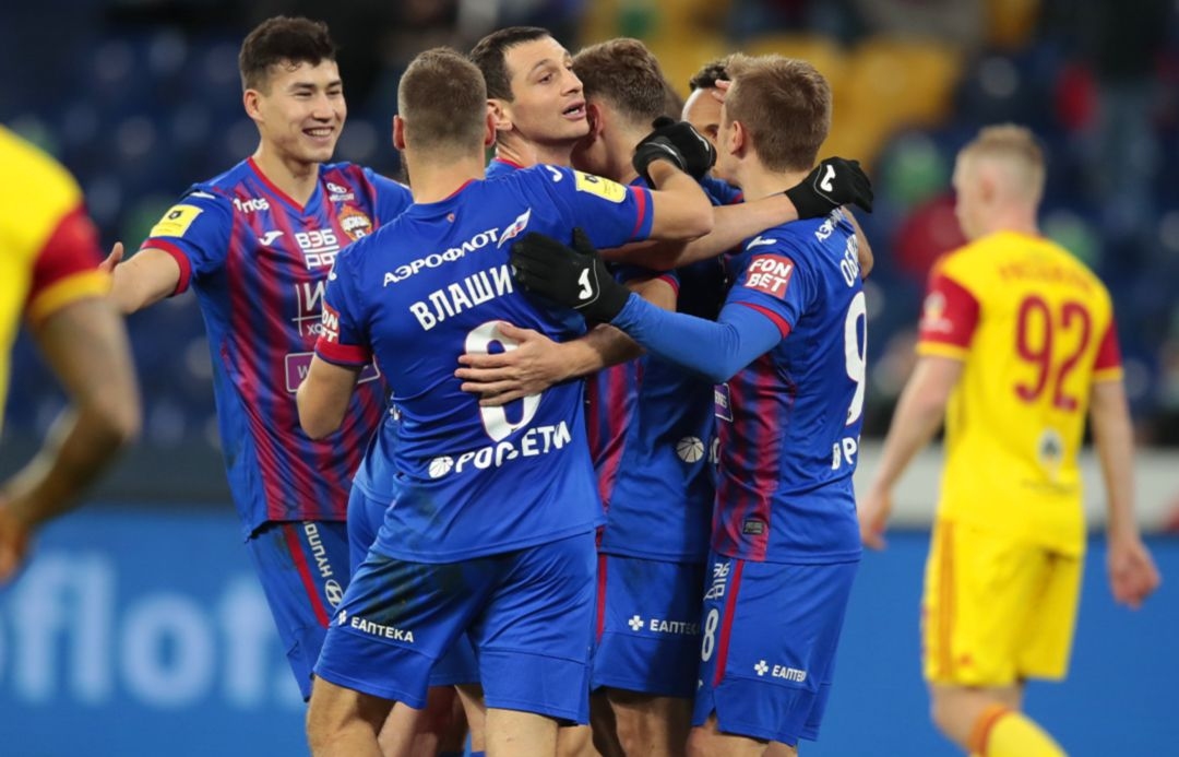ЦСКА (Москва) продължава със силните си игри в руската Премиер