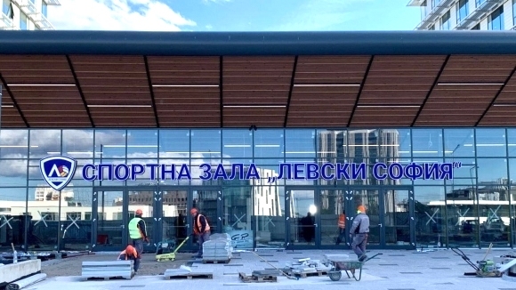 Новата зала на волейболен клуб Левски София е много близо