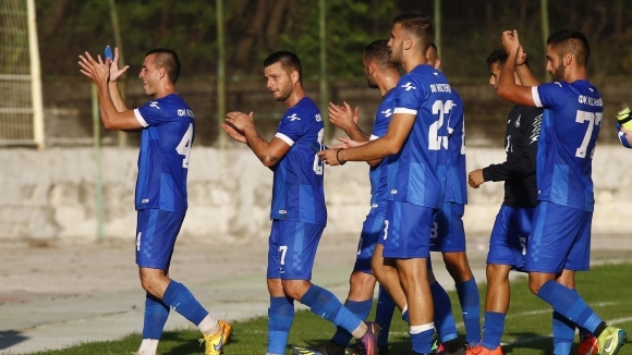 Кюстендил и играя при резултат 0 0 в мач от 14 ия