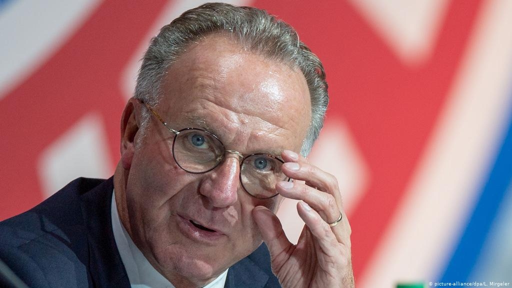 Президентът на Байерн Мюнхен Карл Хайнц Румениге критикува Майнц Щутгарт Арминия