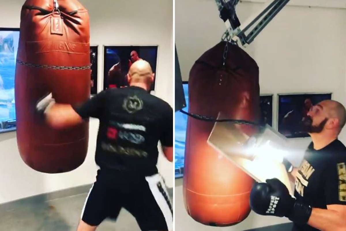 Шампионът в тежка категория нa WBC тренира на макс за