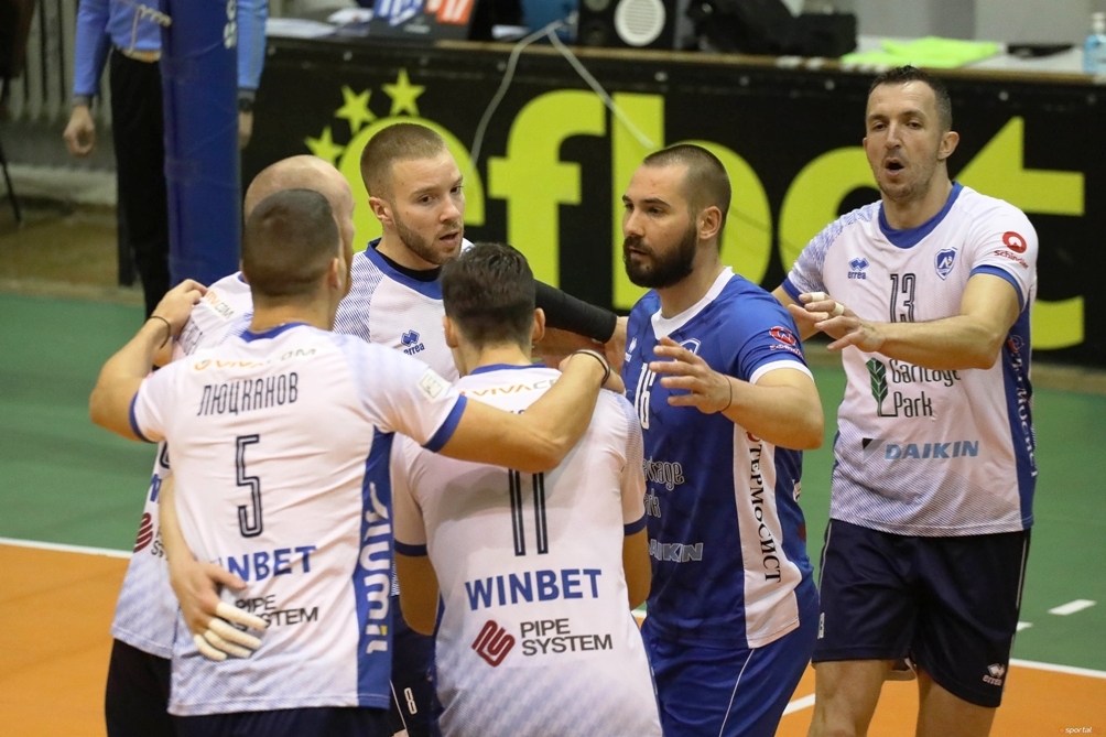 Волейболният отбор на Левски записа първа победа в първата осмица