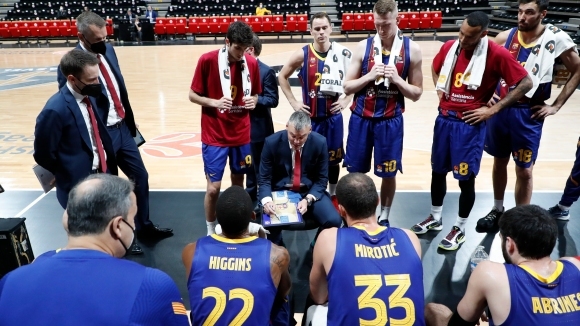 Старши треньорът на баскетболния Барселона Шарунас Ясикевичус коментира изненадващата загуба