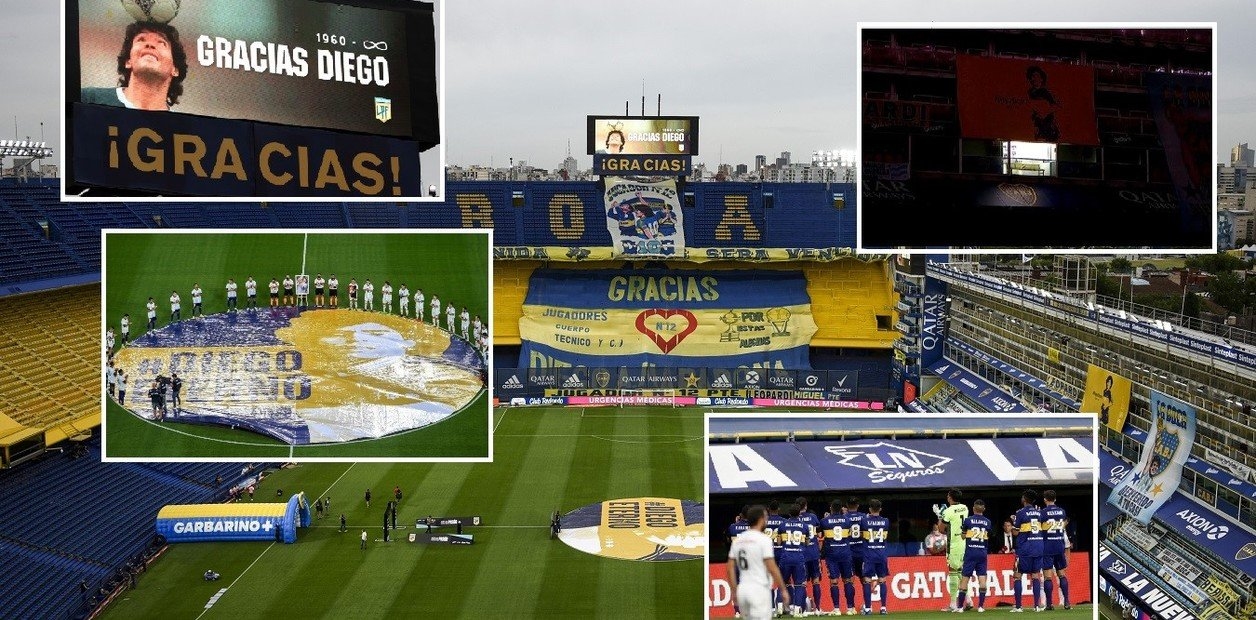 Бившите клубове на Диего Мардона и почетоха легендата на аржентинския