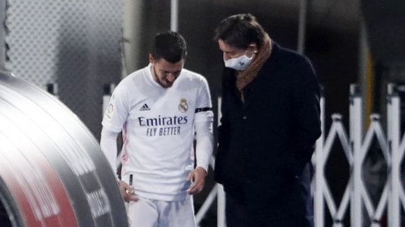 Офанзивният полузащитник на Реал Мадрид Еден Азар е с контузия