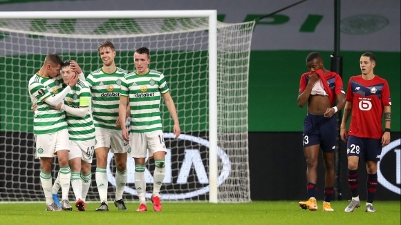 Селтик постигна първата си победа в груповата фаза на Лига