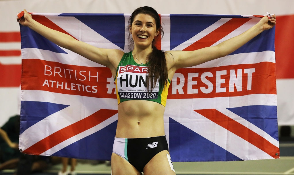 18 годишната спринтьорка Ейми Хънт беше обявена за №1 в атлетиката