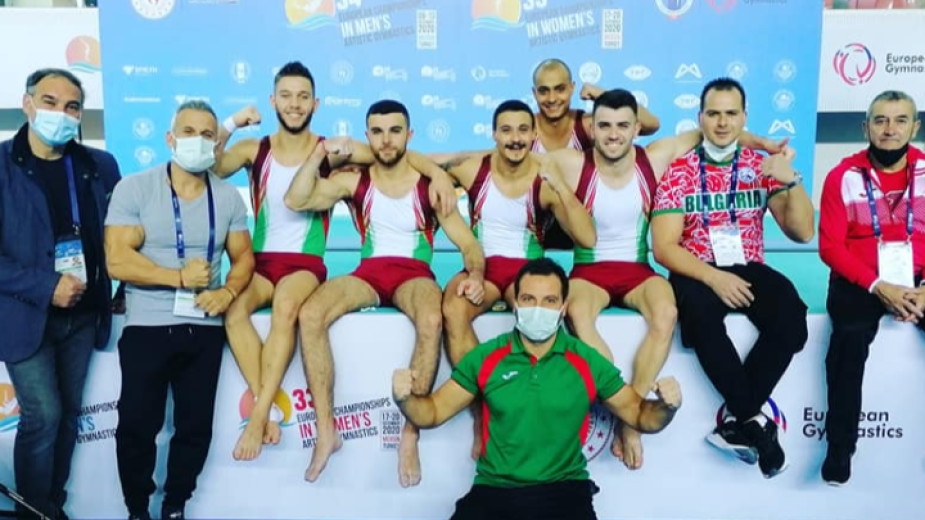 Българският национален тим в състав Дейвид Хъдълстоун Йордан Александров Димитър