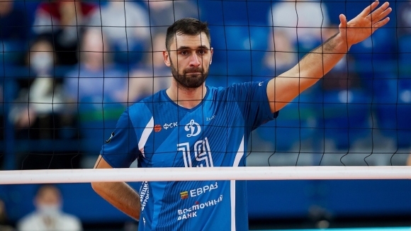 Волейболният национал Цветан Соколов и руският гранд Динамо Москва се