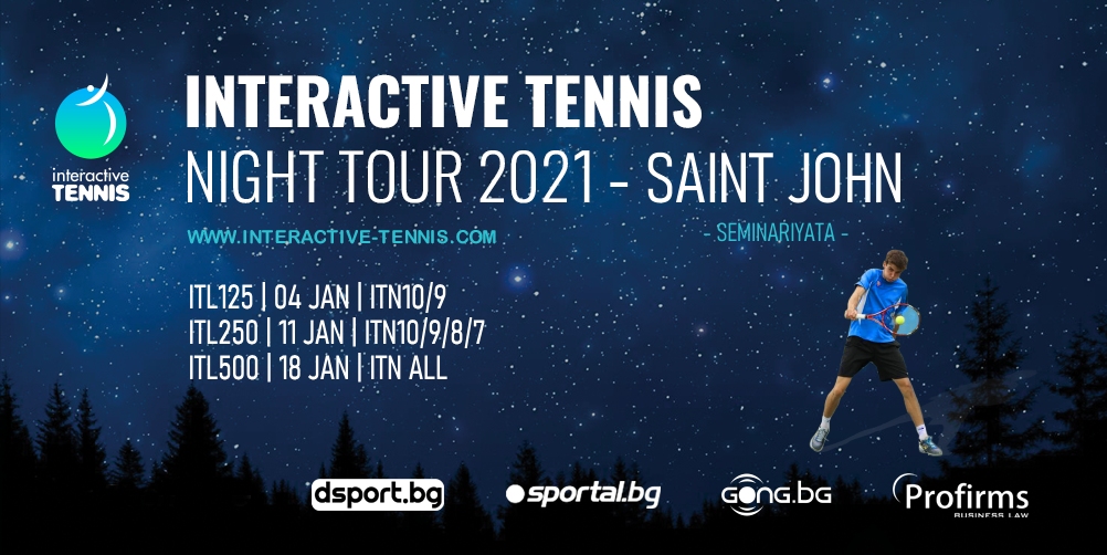 Интерактив тенис ще започне новата 2021 година на 4 януари