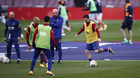 Звездата на Барселона Лионел Меси ще пропусне утрешния двубой срещу