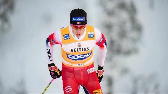 Двукратният носител на Световната купа по ски бягане Йоханес Клаебо