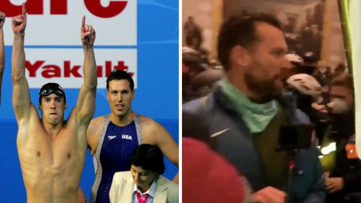 Носителят на златен олимпийски медал в плуването Клит Келър изглежда