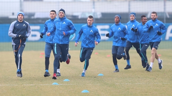 Левски проведе последна тренировка преди заминаването за Хърватия утре сутрин.
