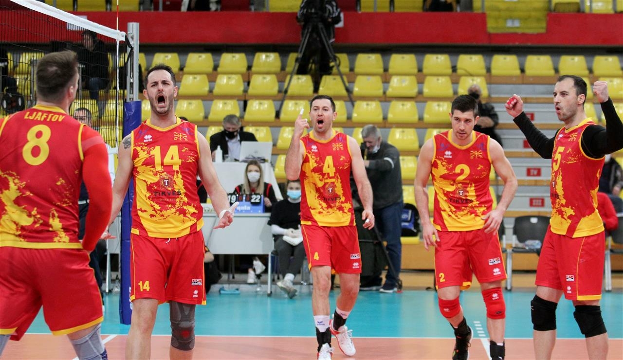 Волейболистите от националния отбор на Севена Македония записаха втора победа