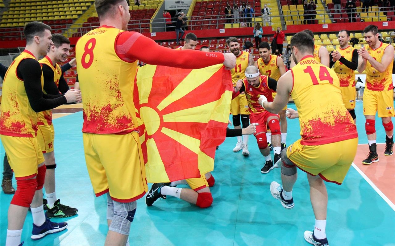 Отборът на Северна Македония който финишира на второ място в