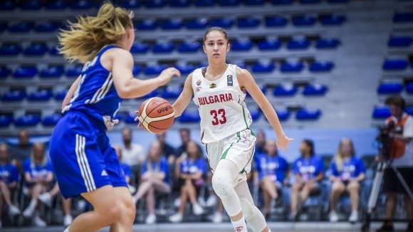 Женският национален отбор на България по баскетбол допусна третата си