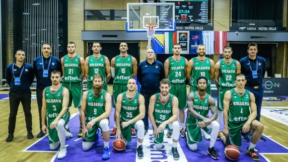 Мъжкият национален отбор на България по баскетбол се свлече с