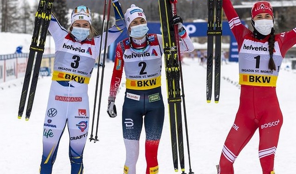 Хейди Венг от Норвегия спечели преследването на 30 километра свободен