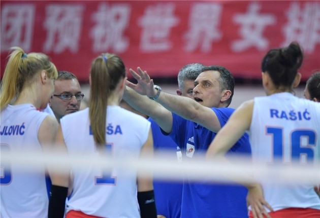 Женският национален волейболен отбор на Сърбия се оказа в доста