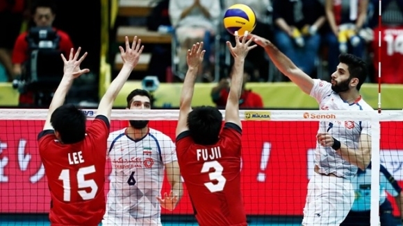 Волейболистите на Иран победиха Япония с 3 1 21 25 25 19 25 20