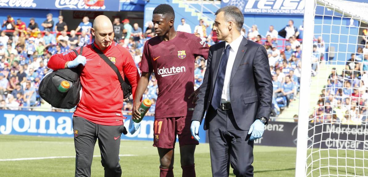 Докато тежката травма на Усман Дембеле създава проблем на Барселона