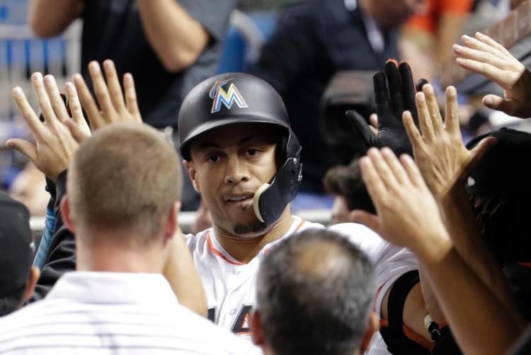 Джанкарло Стантън сложи край на сушата и удари своя 55