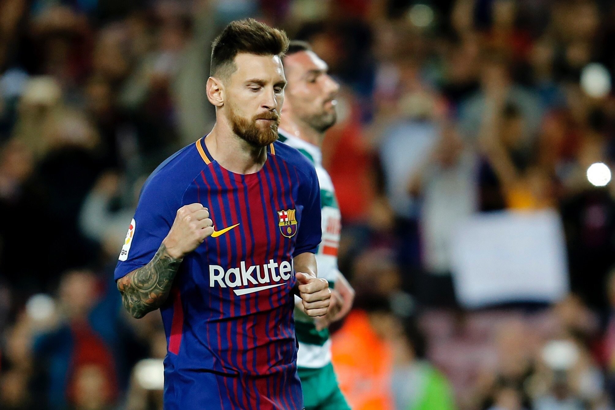 Суперзвездата на Барселона Лионел Меси е във вихъра си от